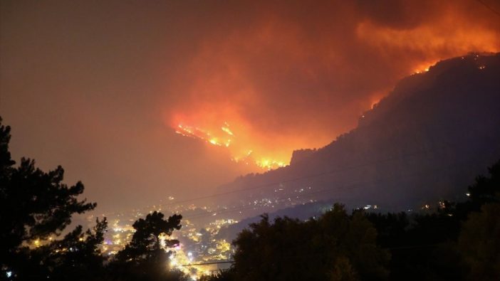 حريق في موغلا التركية